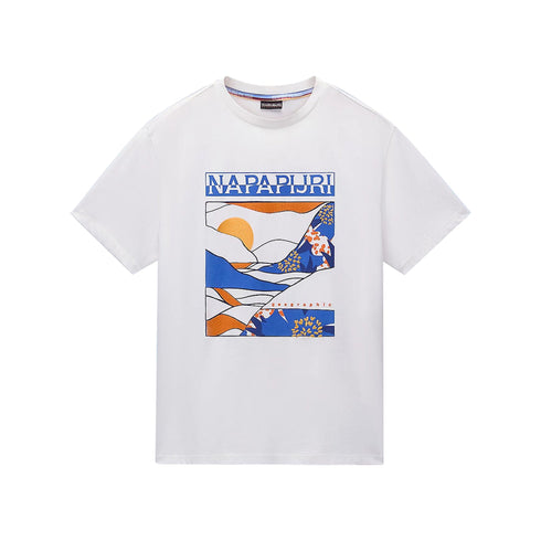 Napapijri T-shirt T-shirt Uomo Valdor stampa multicolore XXS P25 - NAPAPIJRINP0A4IE6 - 206 - XXS - Francavilla Moda